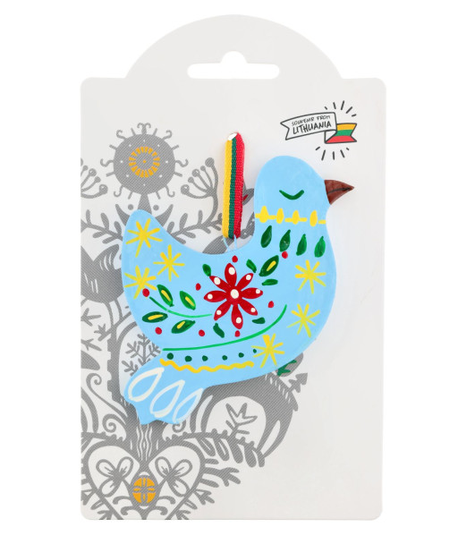 Hanging decoration bluish bird